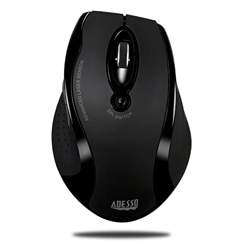 Adesso IMOUSE G25 Adesso Mouse iMouse G25 2.4GHz Wireless Ergonomic Laser Mouse