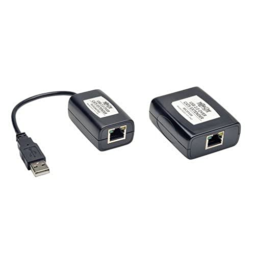 1-PORT PLUG-AND-PLAY USB 2.0 OVER CAT5/CAT6 EXTENDER KIT - TRANSMITTER & RECEIVER (Like New)