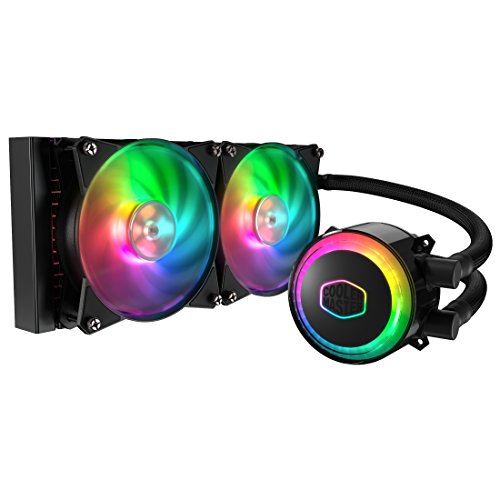 COOLER MASTER MASTERLIQUID ML240R RGB AIO LIQUID COOLER (Like New)