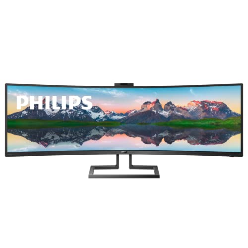 49IN DUAL QHD 32:9 CURVED LED DISPLAY 80M:1-CONTRAST 5MS-RESPONSE HDMIX2/DP/USB- (Like New)