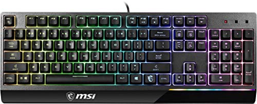 MSI KB VIGOR GK30 GAMING KEYBOARD WIRED MEMBRANE 6 ZONES RGB LIGHTING RETAIL