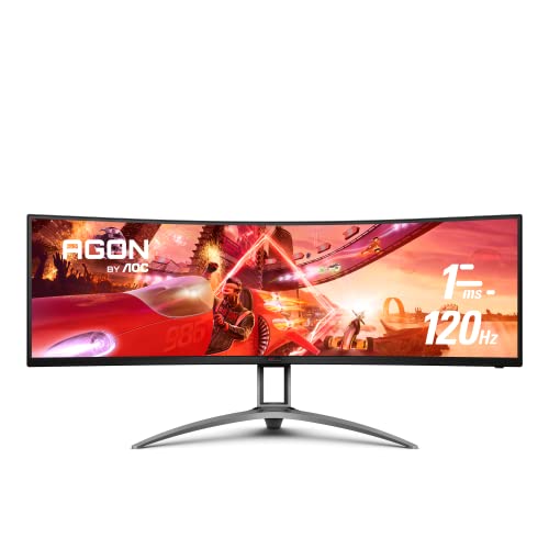 49IN WS CURVED LED 5120X1440 3000:1 AG493UCX VGA HDMI BLACK 1MS (Like New)