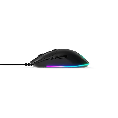 SteelSeries Rival 3 Wireless Gaming Mouse - 400+ Hour Battery Life - Dual Wireless 2.4 GHz and Bluetooth 5.0-60 Million Clicks - 18,000 CPI TrueMove Air Optical Sensor (62521) (Like New)