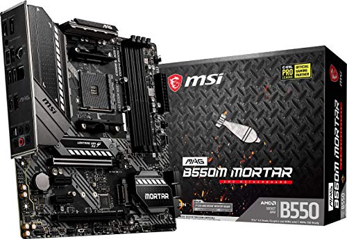 MSI MB MAG B550M MORTAR?AMD AM4 RYZEN9 MAX128GB DDR4 MICRO-ATX RETAIL (Like New)