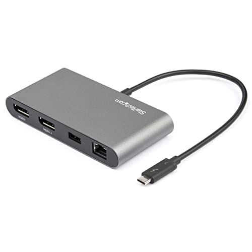 Thunderbolt 3 mini dock (TB3 Certified) - 40Gbps video and data throughput dual