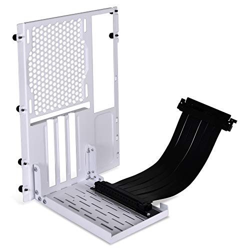LIAN-LI AC O11DMINI-1W-3 O11D MINI WHITE VERTICAL KIT WITH PCIE3.0 CABLE RTL