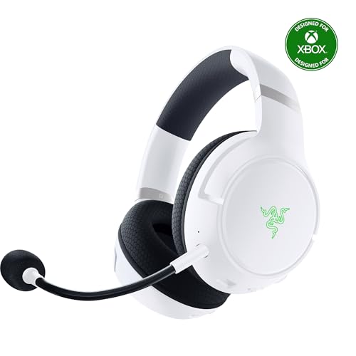 Razer Kaira Pro Wireless Gaming Headset for Xbox Series X|S, Xbox One: Triforce Titanium 50mm Drivers - Supercardioid Mic - Dedicated Mobile Mic - EQ Pairing - Xbox Wireless & Bluetooth 5.0 - White (Like New)