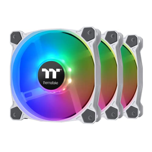THERMALTAKE FN CL-F127-PL12SW-A PURE 12 ARGB SYNC RADIATOR FAN WHITE 3FAN PACK