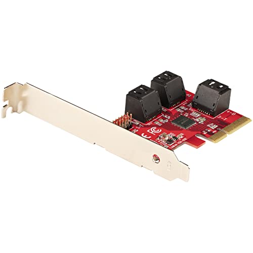 SATA PCIE CARD 6 PORT 6GBPS PCIE SATA EXPANSION CARD ASM1166 (Like New)