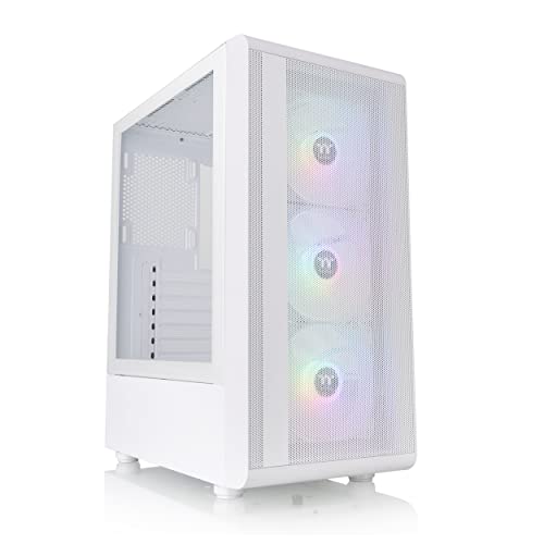 THERMALTAKE CS CA-1X2-00M6WN-00 S200 TG ARGB SNOW MID TOWER 3X120MM ARGBFN ATX