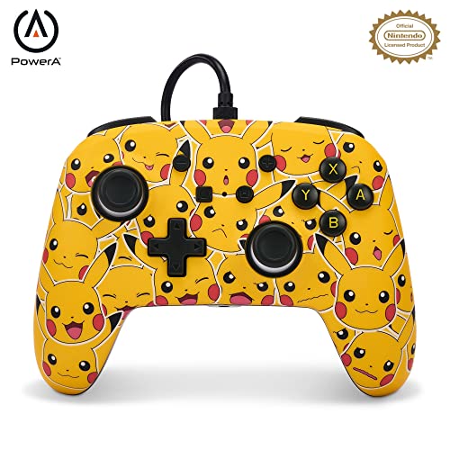 ACCO POWERA ENHANCED WIRED CONTROLLER FOR NINTENDO SWITCH - PIKACHU MOODS