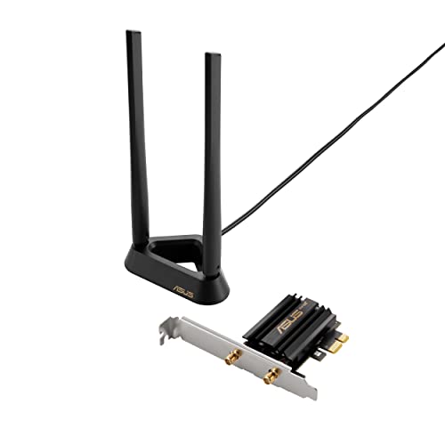 ASUS NT PCE-AXE59BT AX5400 WIFI6 6E PCI-E ADAPTER WITH 2 EXTERNAL ANTENNAS