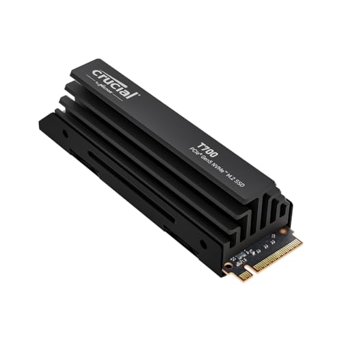 CRUCIAL SSD CT1000T700SSD5 T700 1TB PCIE GEN5 NVME M.2 SSD WITH HEATSINK