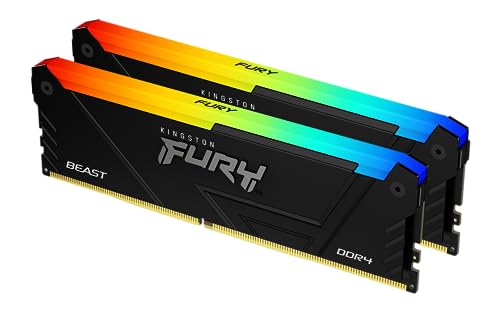 16GB 3200MT/S DDR4 CL16 DIMM KIT OF 2 FURY BEAST RGB