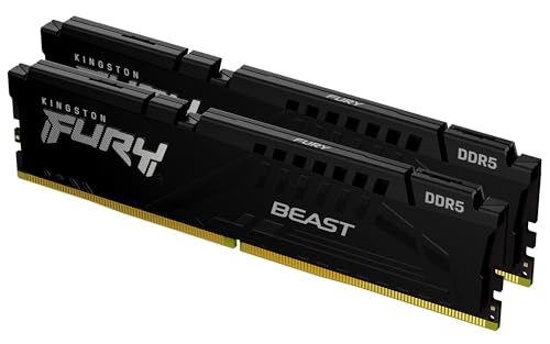 KINGSTON ME KF560C30BBEK2-32 32GB 6000MT S DDR5 CL30 DIMM FURY BEAST BLACK K2