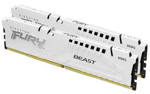 KINGSTON ME KF564C32BWEK2-32 32GB 6400MT S DDR5 CL32 FURY BEAST WHITE EXPO K2