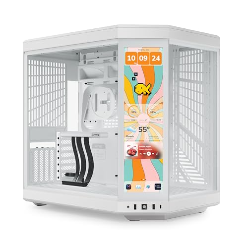HYTE CS CS-HYTE-Y70TTI-WW Y70 TOUCH INFINITE MTOWER ATX TG SNOW WHITE RETAIL