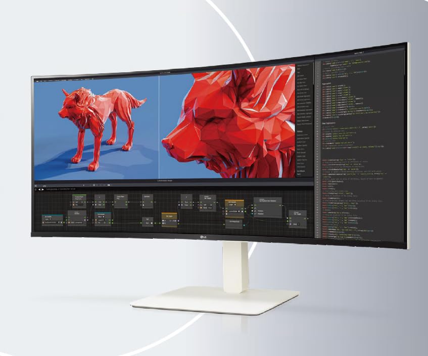 LG MN 38BR85QC-W 38 IPS 3840X1600 21:9 2XHDMI DP USB3.0 CURVED FREESYNC SPK