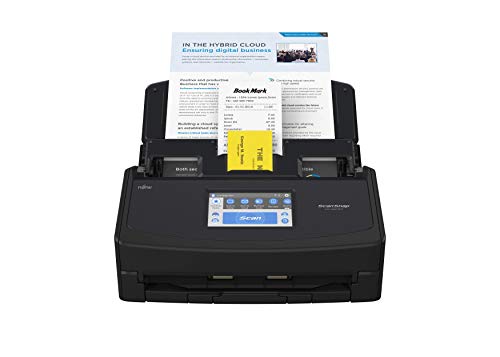 Fujitsu ScanSnap iX1600 Versatile Cloud Enabled Document Scanner for Mac or PC, Black (Like New)
