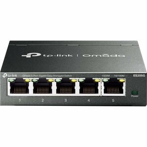 TP-LINK SWITCH ES205G OMADA 5-PORT GIGABIT EASY MANAGED SWITCH RETAIL