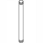 Fixed Extension Column,18 Length-Blk