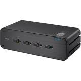 Secure 4-Port Dp And Dvi-I, Qh Kvm W/Audio And Cac, Pp 3.0
