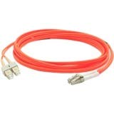 AddOn 1m Multi-Mode fiber (MMF) Duplex SC/LC OM2 Orange Patch Cable
