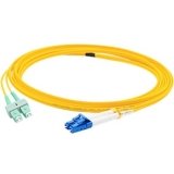 AddOn 2m Single-Mode Fiber (SMF) Duplex (APC-LC/APC-SC) ALC/ASC OS1 Yellow Patch Cable ADD-ALC-ASC-2M9SMF