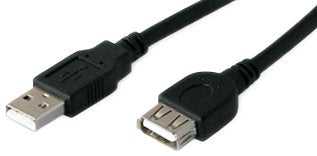 6in USB 2.0 Extension Cable USB a Male to USB a Female 15cm