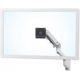 Ergotron 45-478-216 HX Wall Mount Monitor Arm in White for 20-42 lbs Monitors