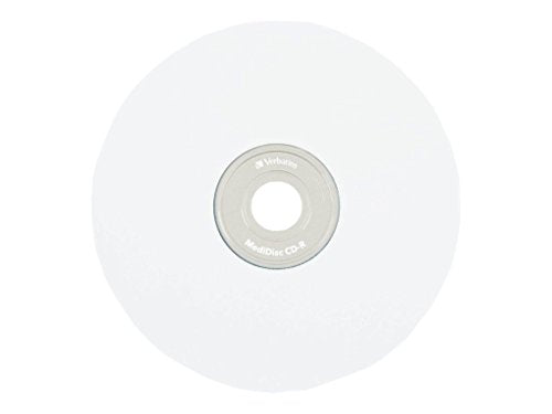 Verbatim 700MB 52x White Inkjet Printable Recordable MediDisc CD-R, 50-Disc Spindle 94737