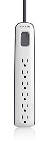 Belkin 6 Outlet Surge Protector with 4ft Power Cord