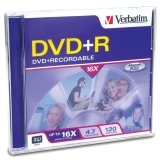 DVD+R 4.7GB 16X BRANDED SURFACE 1PK JEWEL CASE