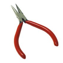 4.5in Long Nose Pliers - Pliers - Color: Red