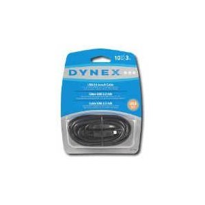 Dynex 3.04m (10 ft.) USB 2.0 A/B Cable (DX-C114195)