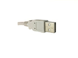Xavier USBX-06 USB Extension, Fully Rated 24 AWG A to A Receptacle, 6', Grey
