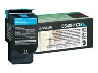 Lexmark C540H1CG C540 C543 C544 C546 X543 X544 X54 Toner Cartridge (Cyan) in Retail Packaging