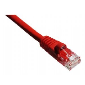 Axiom 2FT CAT5E 350mhz Patch Cable - Category 5e for Network Device - 2 ft - 1 x - 1 x - Gold-plated Contacts - Red