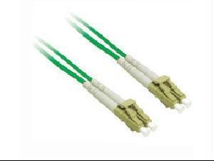 5m Lc/Lc Duplex 50/125 Multimode Fiber Patch Cable - Green