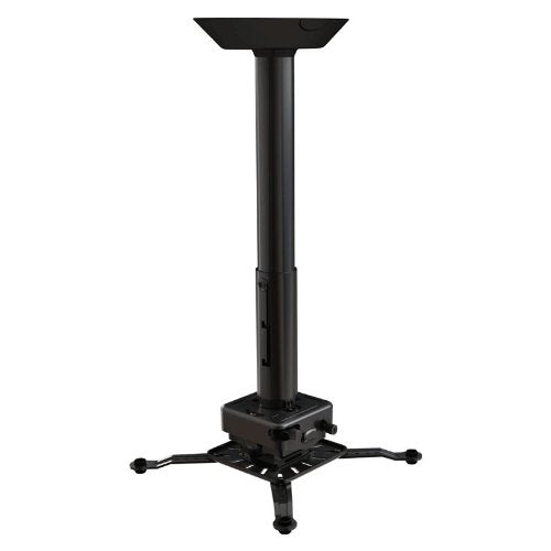 Crimson Adjustable Height Ceiling Projector Mount with 18-24 inch Drop (Black) JKR3-24A