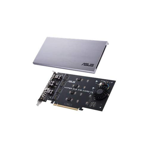 ASUS Hyper M.2 x16 Card Expansion NV Me M.2 Drives and Speed up to 128Gbps Components