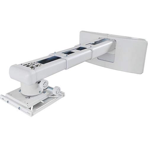 Optoma OWM3000ST Dual Stud Short Throw Wall Mount in White with Telescoping Arm