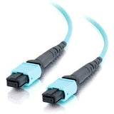 10m MTP Fiber 10gb 50/125 Multimode Aqua Patch Cable