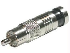 C2G 41121 RG6 Compression RCA Connector Multipack (50 Pack) TAA Compliant, Nickel