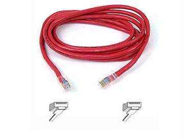 Belkin CAT5E Patch Cable  RJ45M/RJ45M; 12 Red