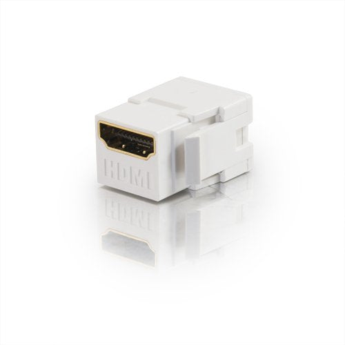 C2G 03345 Snap-In HDMI F/F Keystone Insert Module, TAA Compliant, White