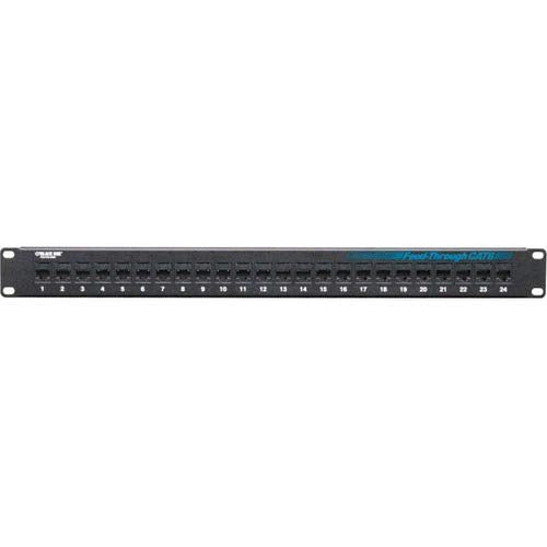 Black Box Network Services Cat6 Feed-Through Patch Panel Unshielde