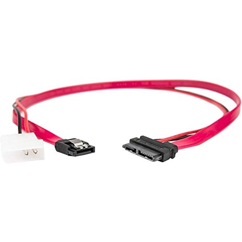 Rocstor 20in / 50cm Slimline SATA Male to SATA Cable