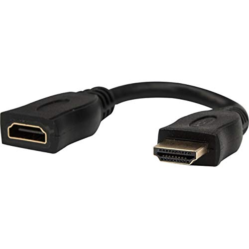 6in High Speed HDMI Port Saver Cable M/F - Ultra HD 4k x 2k HDMI Cable