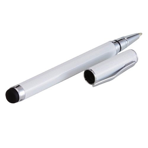 Hip Street Universal Touch Screen Stylus for Tablets and Writing Pen (HS-STYPEN-WH)